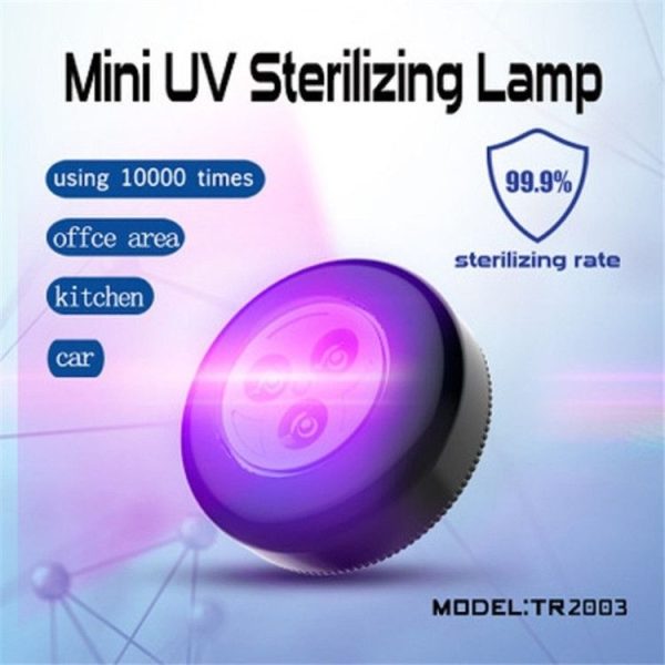 TR2003 Car Mini Ultraviolet Sterilization Purple Light Sterilization Household Portable Handheld Sterilization Lamp - Image 4