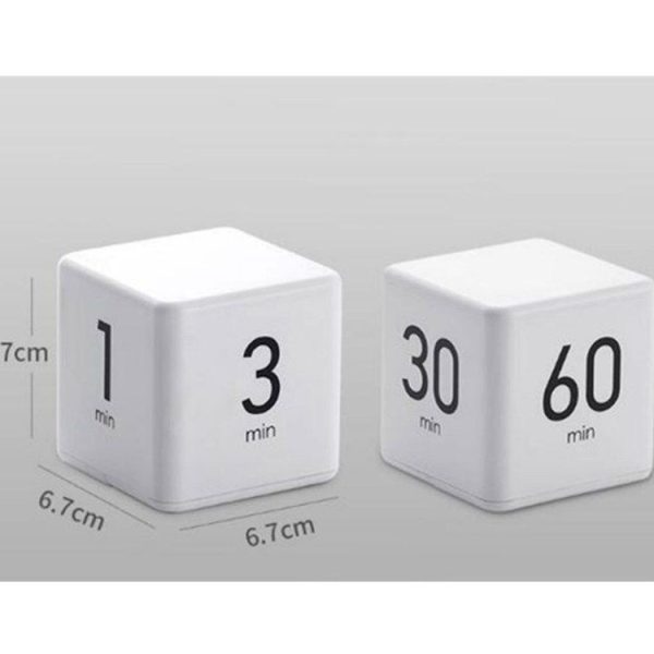 LED Rubiks Cube Time Manager Kitchen Timer, Style: 15-20-30-60 - Image 4