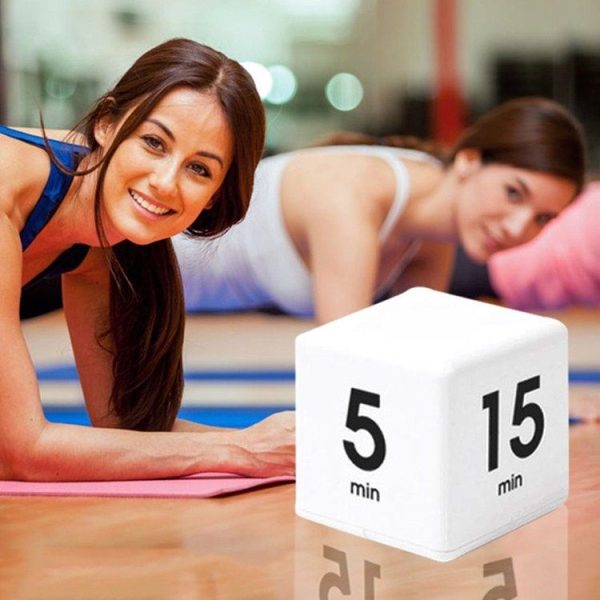 LED Rubiks Cube Time Manager Kitchen Timer, Style: 15-20-30-60 - Image 5