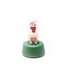 Cartoon Cat Shape Countdown Timer Student Learning Time Manager Kitchen Timer Mechanical Reminder (Grass Green) - Image 2
