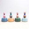 Cartoon Cat Shape Countdown Timer Student Learning Time Manager Kitchen Timer Mechanical Reminder (Grass Green) - Image 3