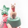Cartoon Cat Shape Countdown Timer Student Learning Time Manager Kitchen Timer Mechanical Reminder (Grass Green) - Image 5