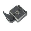 BEXIN Tripod Head Quick Release Plate Holder For Manfrotto 200PL-14 (Black) - Image 2