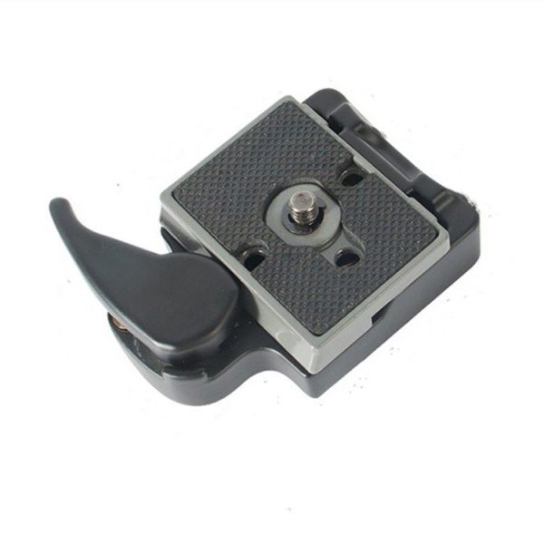 BEXIN Tripod Head Quick Release Plate Holder For Manfrotto 200PL-14 (Black) - Image 2