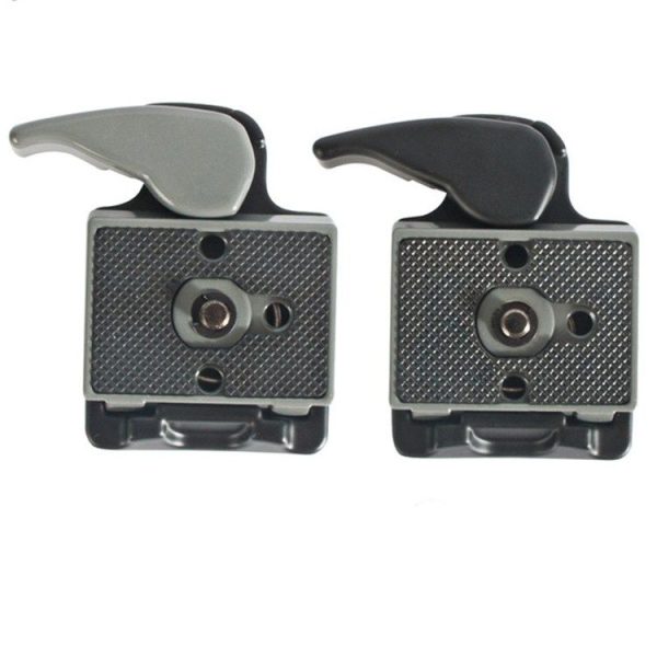 BEXIN Tripod Head Quick Release Plate Holder For Manfrotto 200PL-14 (Black) - Image 3