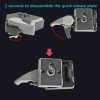 BEXIN Tripod Head Quick Release Plate Holder For Manfrotto 200PL-14 (Black) - Image 9