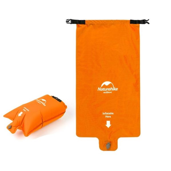 Naturehike Outdoor Ultralight Sleeping Pad Inflatable Bag (Colorful Orange)