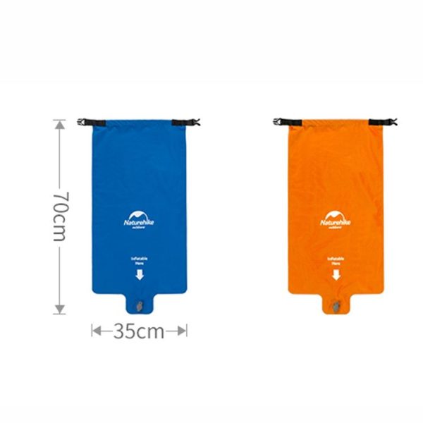 Naturehike Outdoor Ultralight Sleeping Pad Inflatable Bag (Colorful Orange) - Image 3