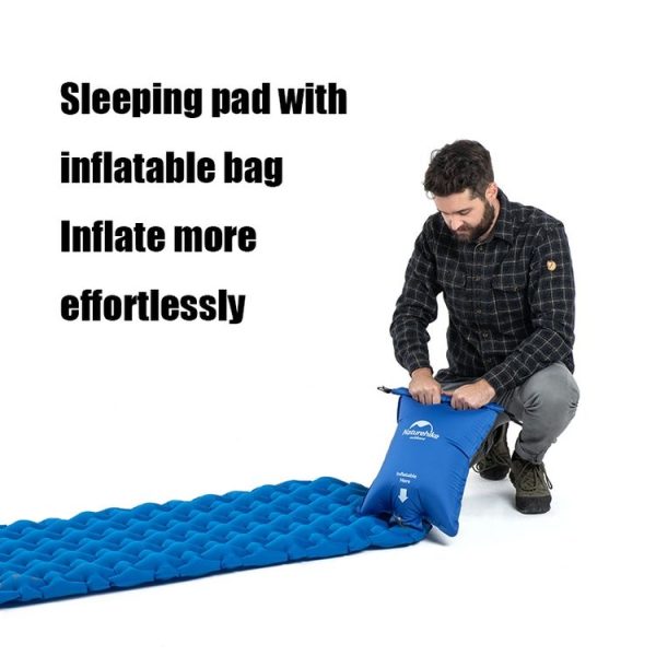 Naturehike Outdoor Ultralight Sleeping Pad Inflatable Bag (Colorful Orange) - Image 7