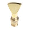 Water View Rockery Fountain All Copper Stainless Steel Adjustable Universal Fan-shaped Flat Nozzle, Size: 6 Point (Brass) - Image 2