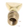 Water View Rockery Fountain All Copper Stainless Steel Adjustable Universal Fan-shaped Flat Nozzle, Size: 6 Point (Brass) - Image 5