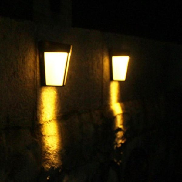 Outdoor IP65 Waterproof Energy Saving Solar Powered LED Wall Lamp Security Light (White Light) - Image 6