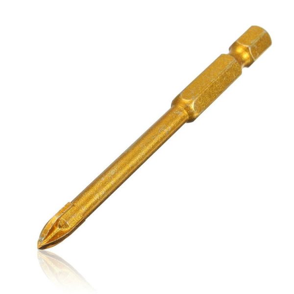 Multi-purpose Alloy Cross Hex Shank Drill Ceramic Glass Hole Opener, Size: 6MM - Image 2