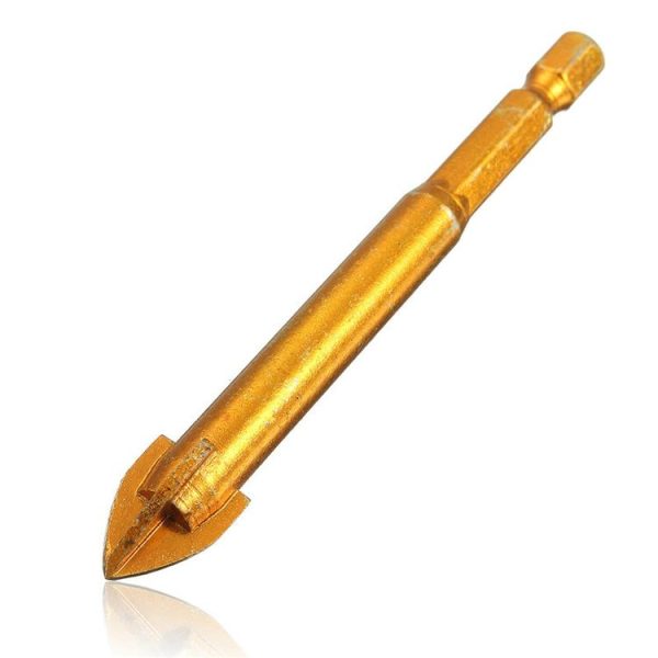 Multi-purpose Alloy Cross Hex Shank Drill Ceramic Glass Hole Opener, Size: 12MM - Image 2