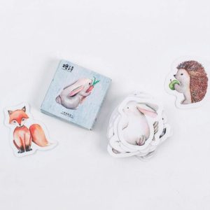 Forest Animals Cartoon Stickers Stickers Hand Account Album Items Decorative Seal Stickers