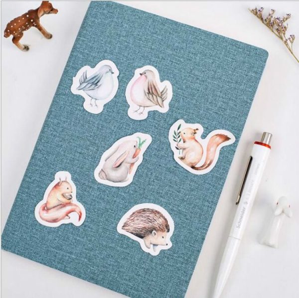 Forest Animals Cartoon Stickers Stickers Hand Account Album Items Decorative Seal Stickers - Image 4