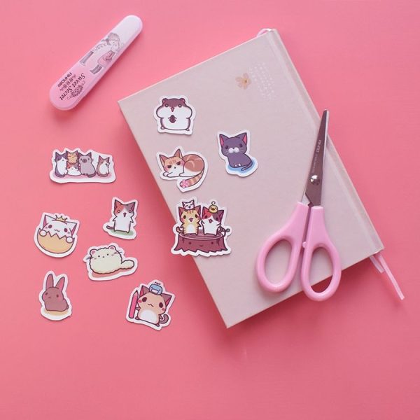 2 PCS Time Wheel Account Material Decoration Sticker Boxed DIY Color Cute Print Hand Account Diary Small Fresh Memo Pad (A Flower Blossoming) - Image 5