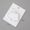 4 PCS Creative Simple Dialog Box Series Post-it Notes Small Account Fresh Messages N Times Posts ( Cloud) - Image 2