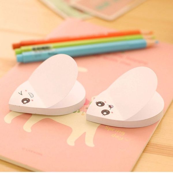 5 PCS Water Drop Sticky Posts Message Sticker Cute Smiley Face N Times Post (Wink) - Image 8
