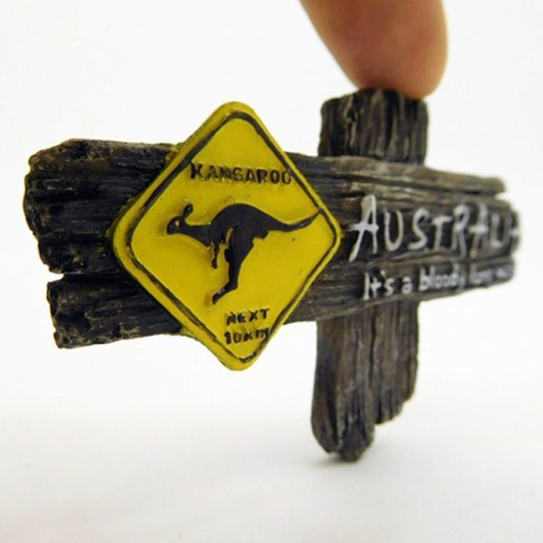 2 PCS Kangaroo Fridge Magnets Home Decoration Tourist Souvenirs - Image 5