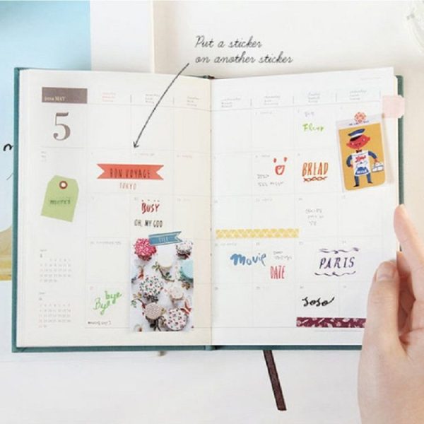 2 Sets Children Cartoon Stickers Featured Font Album Diary Stickers - Image 3