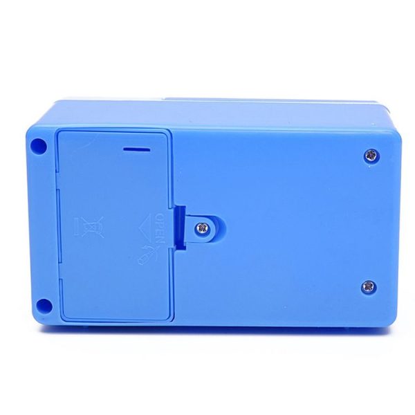 Children Mini Cute Microwave Oven Pretend Role Play Toy Educational for Kids Kitchen Toys (Blue) - Image 3