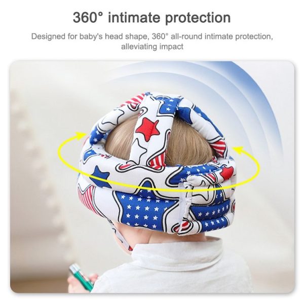 Baby Protective Cap Toddler Walking Helmet Child Fall Protection Headrest Cap (Pink Tree) - Image 5