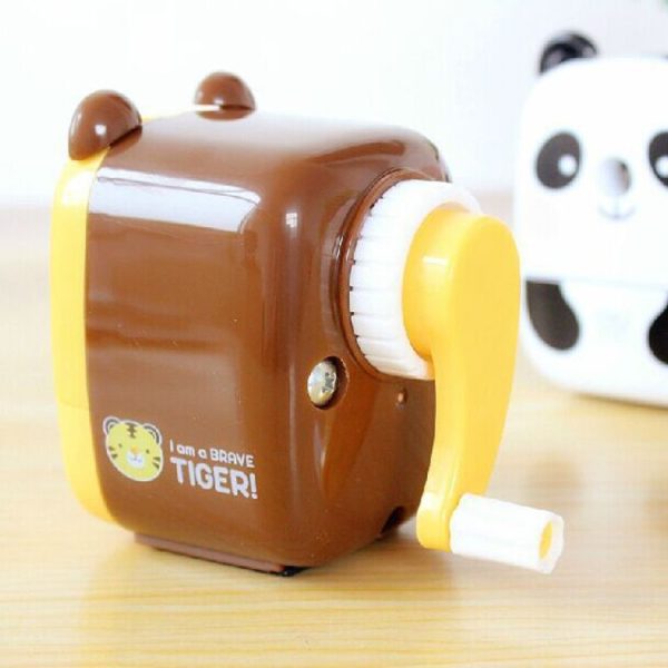 Animal Cartoon Hand Crank Pencil Sharpener Desk Home Office School Stationary, Random Color Delivery - Image 7