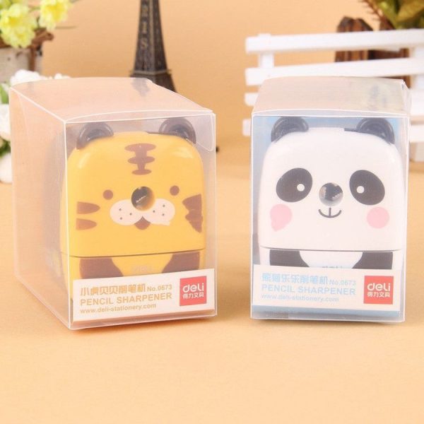 Animal Cartoon Hand Crank Pencil Sharpener Desk Home Office School Stationary, Random Color Delivery - Image 8