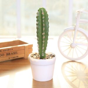 Simulation Cactus Prickly Pear Landscape Garden Gome Office Decoration, Style: Small Fairy Column