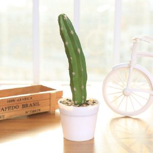 Simulation Cactus Prickly Pear Landscape Garden Gome Office Decoration, Style: Medium Fairy Column