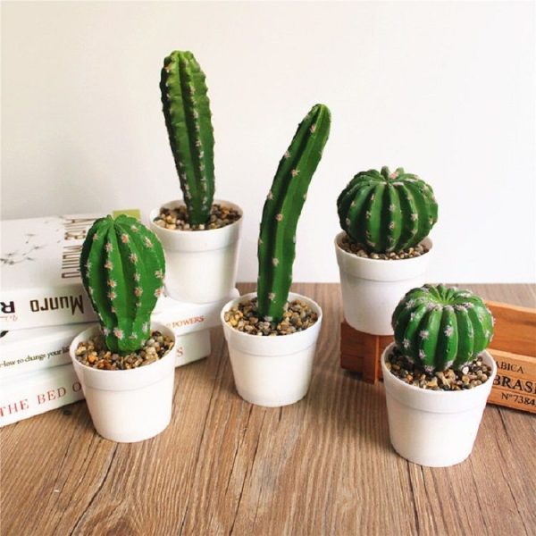 Simulation Cactus Prickly Pear Landscape Garden Gome Office Decoration, Style: Medium Fairy Column - Image 3