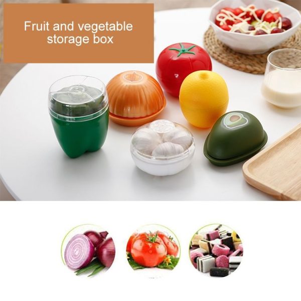 Kitchen Creative Vegetable Storage Containers (Garlic) - Image 6