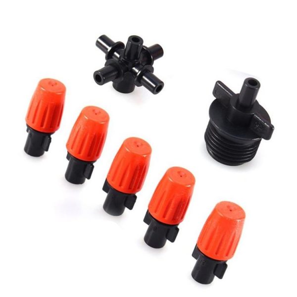 2 PCS Cross Five Outlet Spray Nozzle Gardening Greenhouse Watering Spray - Image 4