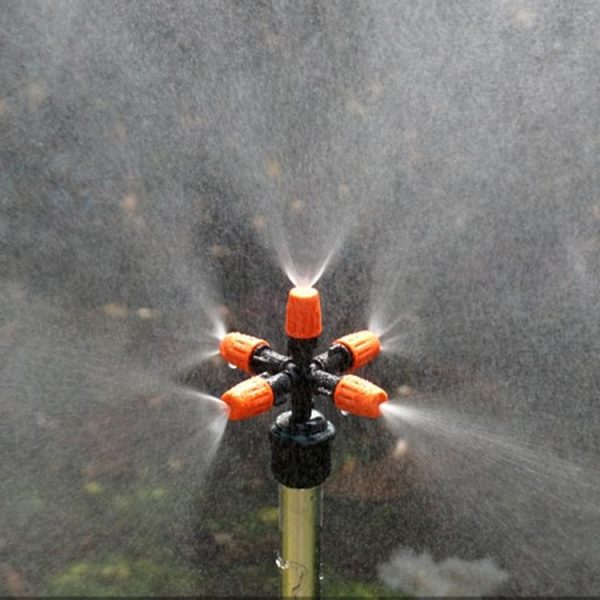 2 PCS Cross Five Outlet Spray Nozzle Gardening Greenhouse Watering Spray - Image 5