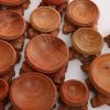 Crystal Ball Wenwan Wooden Base Ornaments, Specification: Black Elm 2.5x2.5cm - Image 4