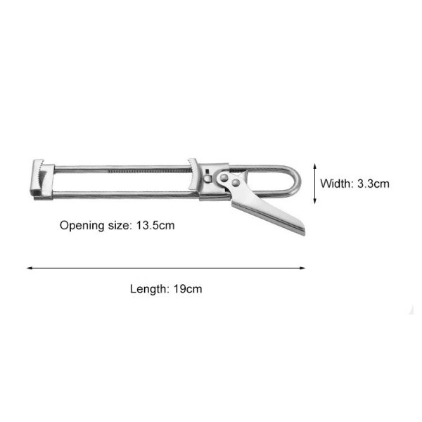 Stainless Steel bottle Opener Adjustable Can Opener Jam Bottle Opener Gadget - Image 4