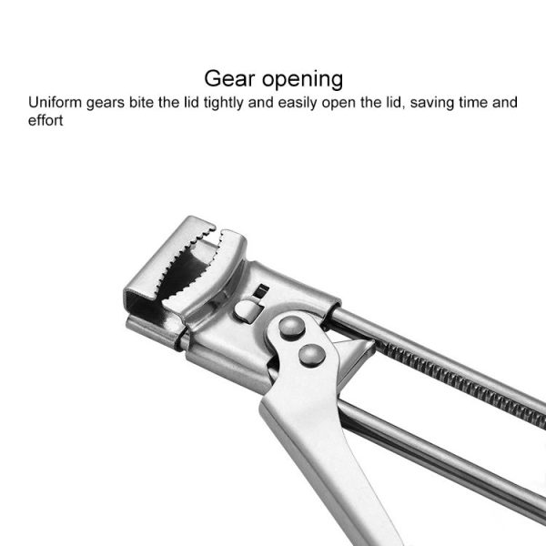 Stainless Steel bottle Opener Adjustable Can Opener Jam Bottle Opener Gadget - Image 5
