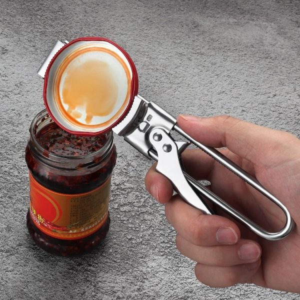 Stainless Steel bottle Opener Adjustable Can Opener Jam Bottle Opener Gadget - Image 8