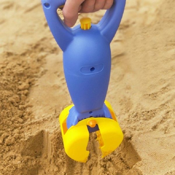 Children Beach Toys Beach Sand Grab Bucket Sand Clamp (Blue) - Image 5