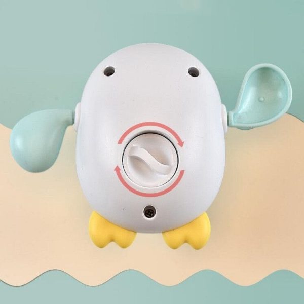 4 PCS Cartoon Little Penguin Winds up on a Chain Playing Toy (Calo Powder) - Image 5