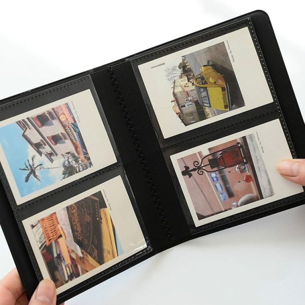 3 inch Colorful Starry Series PU Cover Album Photo Movie Ticket Storage Collection Photo Album Book (Pink Light Spot) - Image 3
