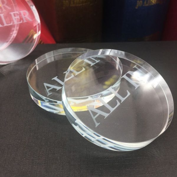2 PCS Transparent Acrylic Casino Poker Chip Bingo Tags, Random Style Delivery - Image 5