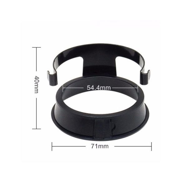 Semi-automatic Coffee Machine Handle Cloth Powder Grinder Machine Quantitative Ring Anti-fly Powder Ring (Black) - Image 3