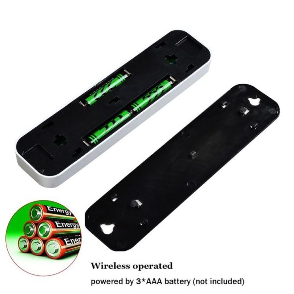 5 LEDs High Lighting Long Touch Light LED Night Light Pat Lamp (Black) - Image 7