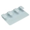 Practical Wall Sticking Phone Charging Holder Socket Strong Sticky Adhesive Sopport Rack Shelf With Hooks (Blue) - Image 5