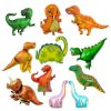 2 PCS Dinosaur Modeling Aluminum Foil Balloon Children Birthday Decoration Party Supplies Toy, Size: Large, Style: Green Tyrannosaurus - Image 5