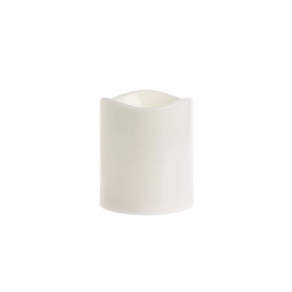 Cylindrical LED Electronic Candle Light Simulation Wedding Candlestick Candle, Size: 10x7.5cm with remote control - Image 2