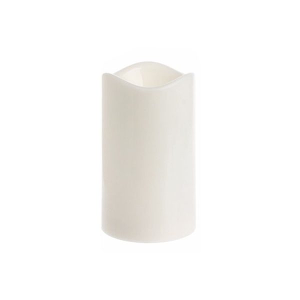 Cylindrical LED Electronic Candle Light Simulation Wedding Candlestick Candle, Size: 15x7.5cm with remote control - Image 2