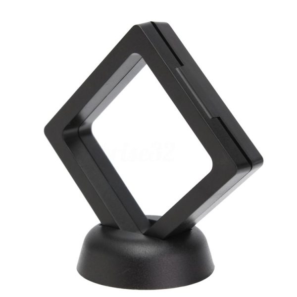 Suspension Brooch Box Frame Box Jewelry Display Cabinet (Black With Base) - Image 6